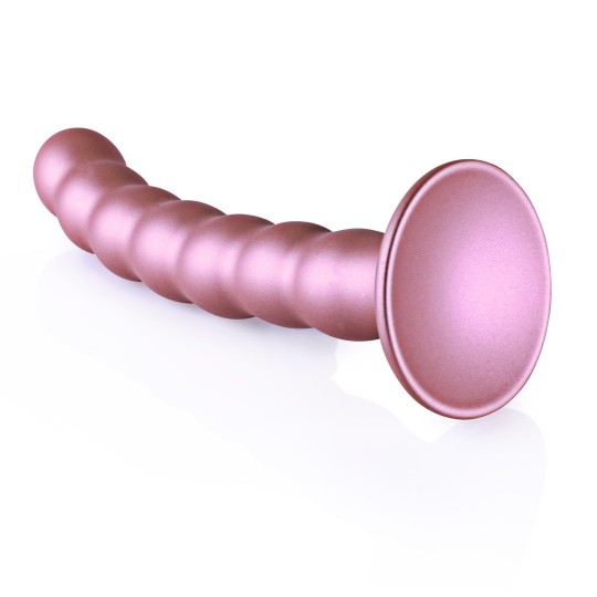 BEADED SILICONE G-SPOT DILDO - 6,5' / 16,5 CM